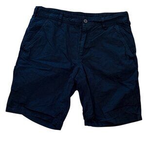 Mens Tentree Shorts Black Organic Cotton & Hemp Blend Chino Size 32